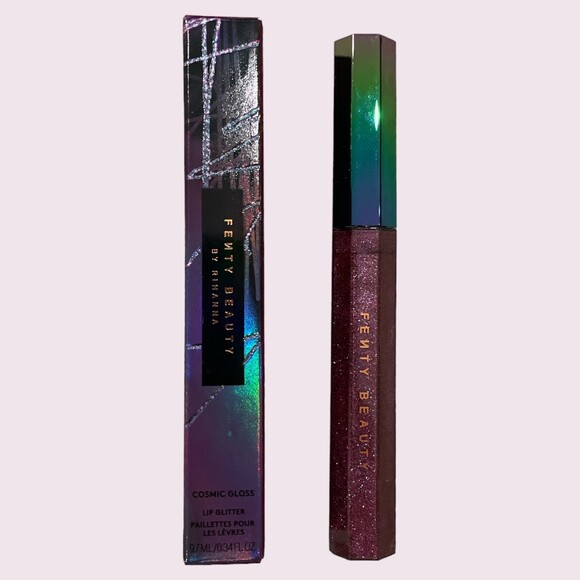 FENTY BEAUTY COSMIC GLOSS LIP GLITTER LIMITED EDITION in ASTRO-NAUGHTY - Picture 5 of 8